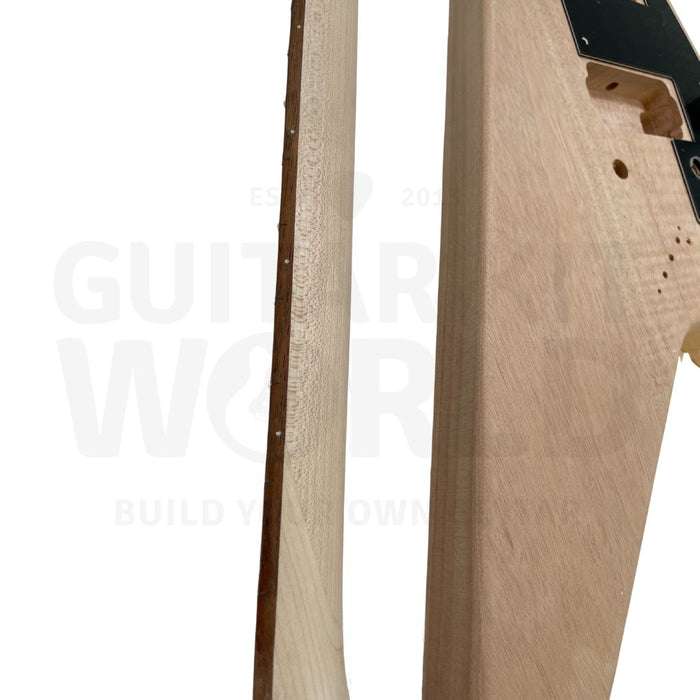 V57 style Electric Guitar Kit with Mahogany Body, Dual Humbuckers - Guitar Kit World