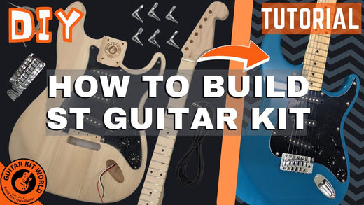 Solid Body ST guitar kit assembly series
