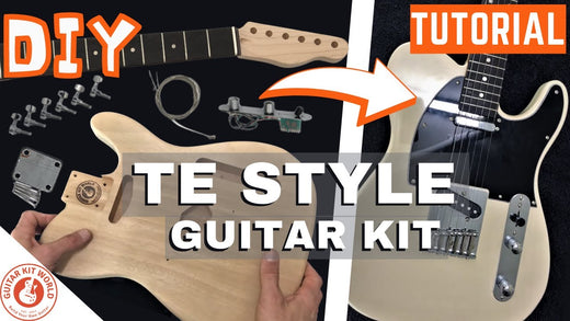 Solid Body TE guitar kit assembly series