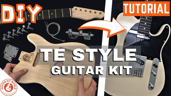 Solid Body TE guitar kit assembly series