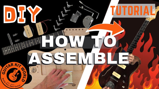 Semi-Hollow ST guitar kit assembly series