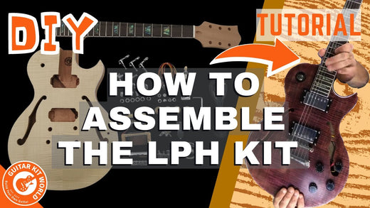 Semi-Hollow Single Cutaway guitar kit assembly series