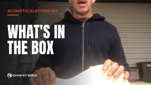 Acoustic-Electric guitar kit assembly series