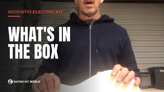 Acoustic-Electric guitar kit assembly series