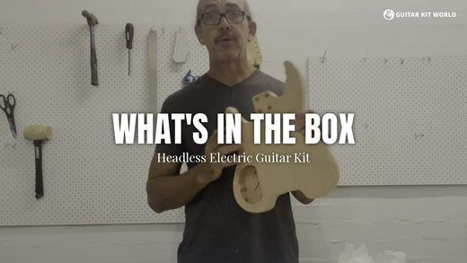 Headless guitar kit assembly series