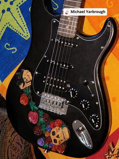 Hand-assembled DIY guitar from a Guitar Kit World kit
