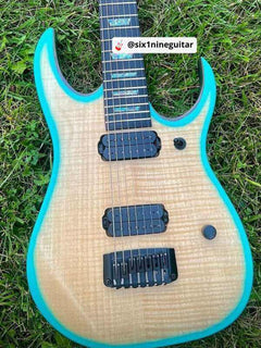 DIY electric guitar built from a Guitar Kit World kit