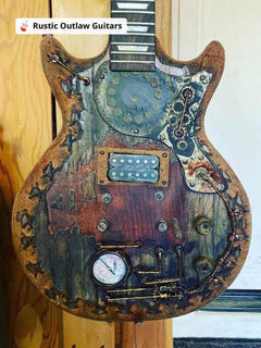 Customer-built DIY electric guitar from a Guitar Kit World kit
