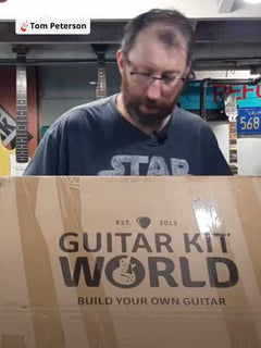 Completed Guitar Kit World DIY guitar build