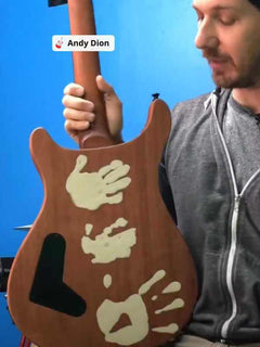 Guitar Kit World DIY electric guitar built and finished at home