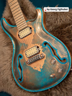 Finished DIY guitar kit build from Guitar Kit World