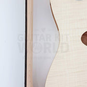 Acoustic electric hollow body guitar kit STH-RBRC-3652, body edge and binding detail
