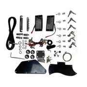 Devil-Horn guitar kit chrome hardware set with humbuckers, bridge and wiring - Guitar Kit World