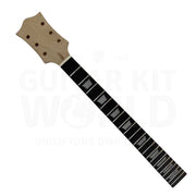 Devil-Horn guitar kit neck with rosewood fretboard and trapezoid inlays - Guitar Kit World