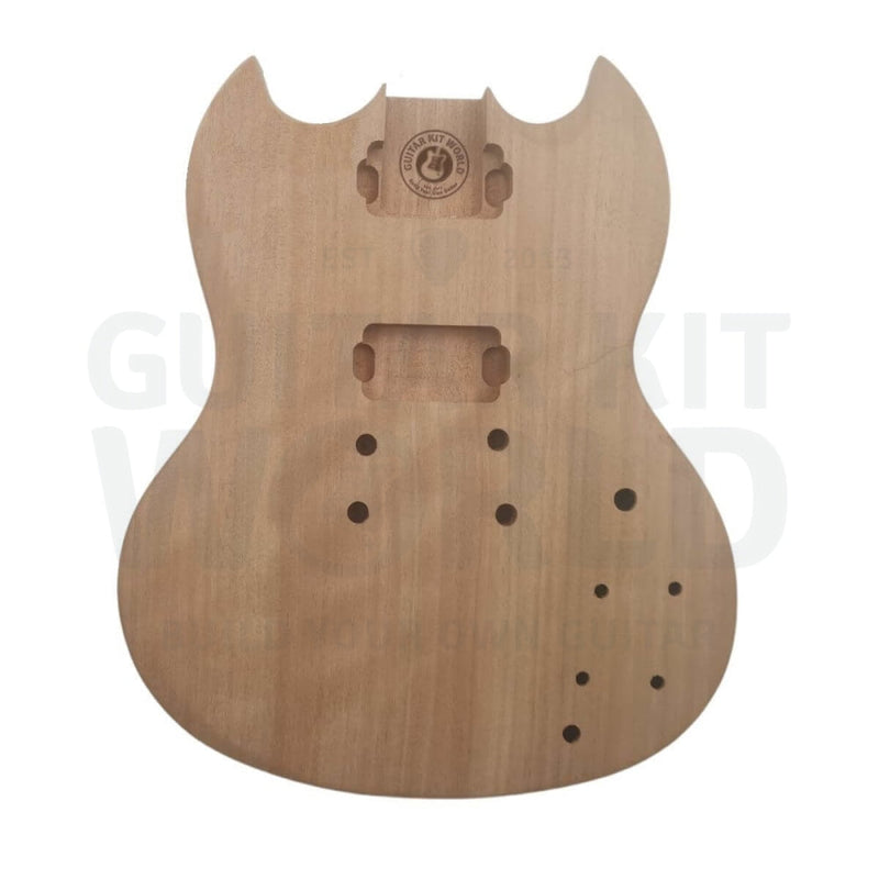 Rosewood Fretboard Devil-Horn Guitar Kit with Mahogany Body - Guitar Kit World