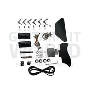 Lefty Devil-Horn Guitar Kit with Chrome Hardware