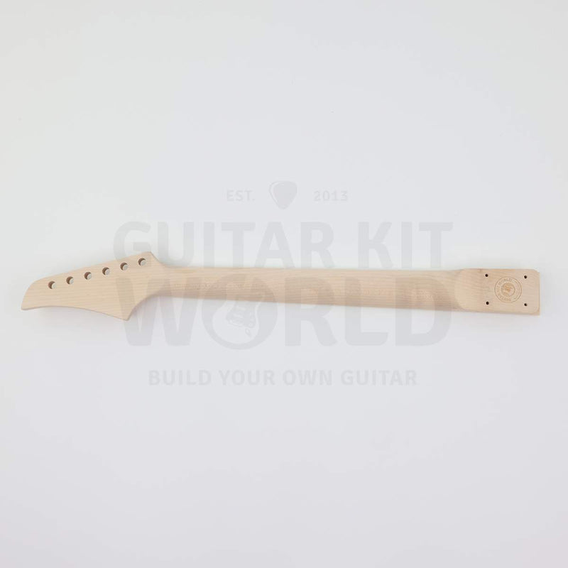 Gold hardware single-cutaway electric guitar kit, maple neck back and heel
