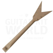 Maple neck back with GKW heel stamp, Heavy Metal guitar kit - Guitar Kit World