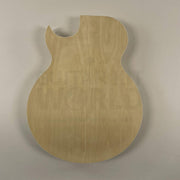 Hollow body guitar kit maple plywood body back view
