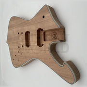 Mahogany Hookline body with the routed set-in neck pocket - Guitar Kit World