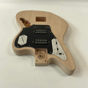 JG style guitar kit body front with black pickguard and humbuckers JG-RMRB-5103