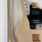 JG style guitar kit humbucker pickups and pickguard close up JG-RMRB-5103
