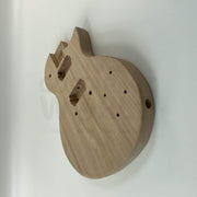 Guitar Kit World - LP-style DIY Guitar Kit - Guitar body front view showing pickup cavities