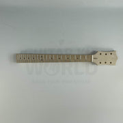 Guitar Kit World - LP-style DIY Guitar Kit - Neck front view with full fretboard
