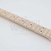 Marblo double-locking tremolo quilted maple DIY guitar kit, maple fretboard with rounded fret ends