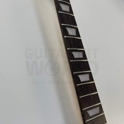 Guitar Kit World - G1-style DIY Guitar Kit - Fretboard closeup showing inlays and frets