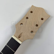 Guitar Kit World - G1-style DIY Guitar Kit - Headstock closeup showing tuner holes