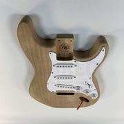 Guitar Kit World - ST Style DIY Guitar Kit - Guitar body front view showing pickup cavities