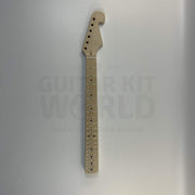 Guitar Kit World - ST Style DIY Guitar Kit - Neck front view with full fretboard
