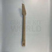 Guitar Kit World - Super ST-style Tree of Life DIY Guitar Kit - Neck back view showing wood grain