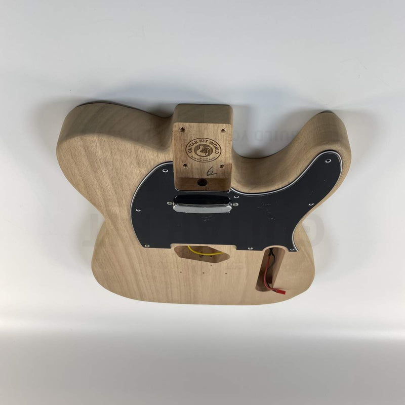 Mahogany TE Guitar Kit w/ Rosewood Fretboard, Pre-wired Electronics