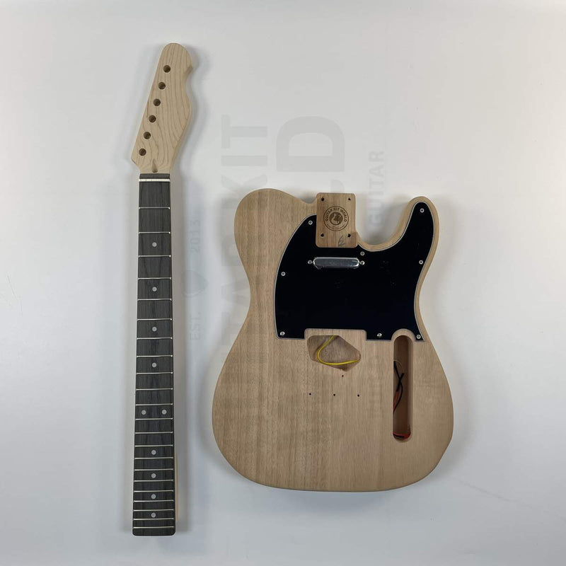 Mahogany TE Guitar Kit w/ Rosewood Fretboard, Pre-wired Electronics