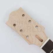Wide neck hollow body guitar kit with 48 mm nut - 3+3 headstock with 6 tuner holes