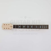 Wide neck hollow body guitar kit with 48 mm nut - neck with rosewood fretboard