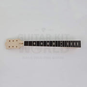 X-braced hollow body electric guitar kit, maple body, ebony fretboard - neck with diamond inlays