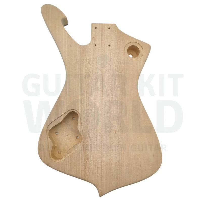 7-string Hookline Guitar Kit with Basswood Body and Maple Neck with Skunk Stripe