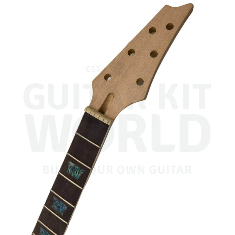 Mahogany Body Hookline Guitar Kit with Maple Neck and Ebony Fretboard