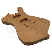 Mahogany Body Hookline Guitar Kit with Maple Neck and Ebony Fretboard