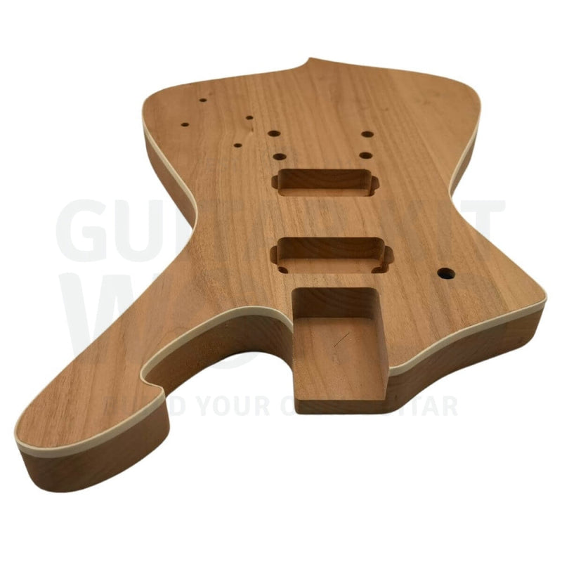Mahogany Body Hookline Guitar Kit with Maple Neck and Ebony Fretboard