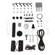 Mahogany body Hookline DIY guitar kit with Ebony Fretboard