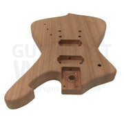 Mahogany body Hookline DIY guitar kit with Ebony Fretboard