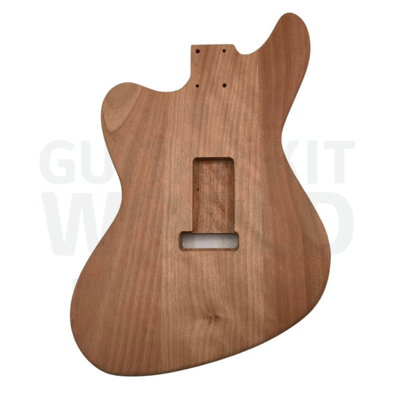 Mahogany JG-style Guitar Kit with Mahogany Neck and Fretboard - Guitar Kit World