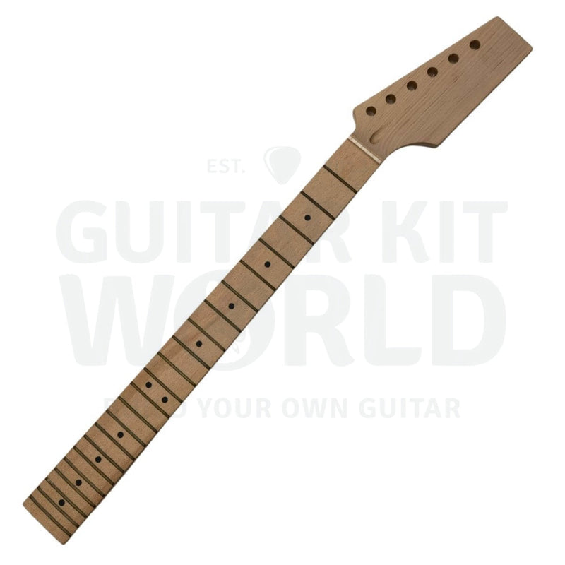 Mahogany JG-style Guitar Kit with Mahogany Neck and Fretboard - Guitar Kit World