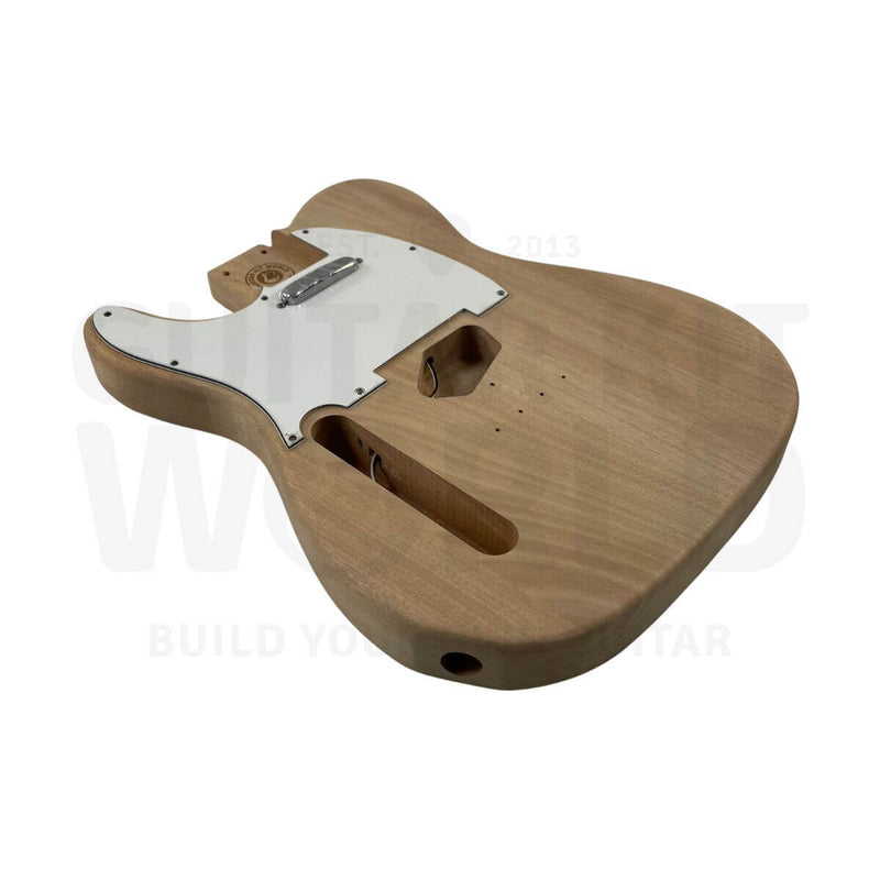 Left-Hand TE Guitar Kit with Mahogany Body, Rosewood Fretboard - Guitar Kit World