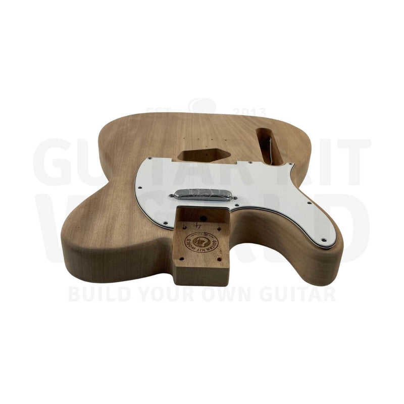 Left-Hand TE Guitar Kit with Mahogany Body, Rosewood Fretboard - Guitar Kit World