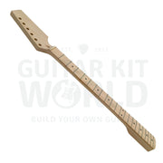 Thin Semi-Hollow Ash Body T-Style Guitar Kit With Spalted Maple Veneer